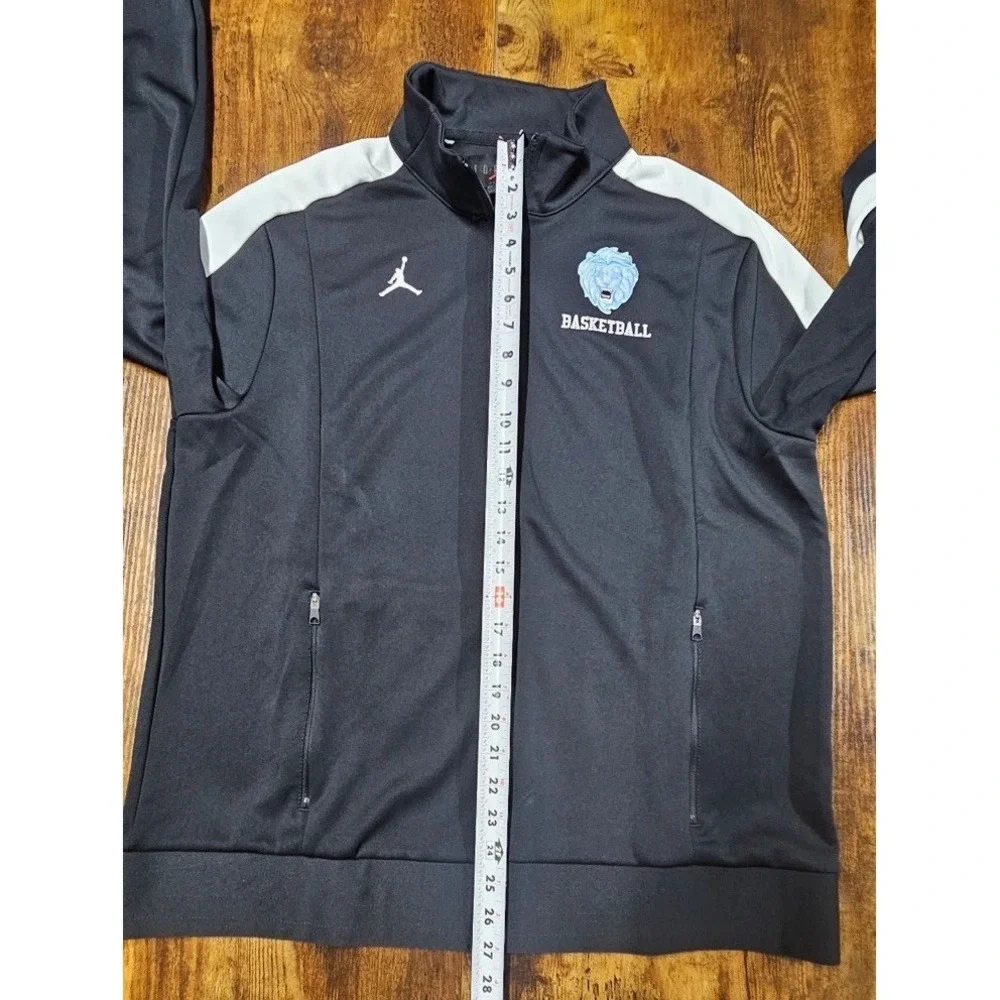Jordan Track Jacket Men's XL Black Full Zip Athletic Basketball Embroidered NWT